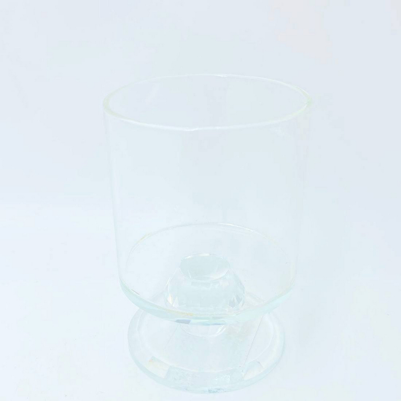 KEREGE Подсвечник стекло на 1 свечу Кристалл конус 10*6,6*6