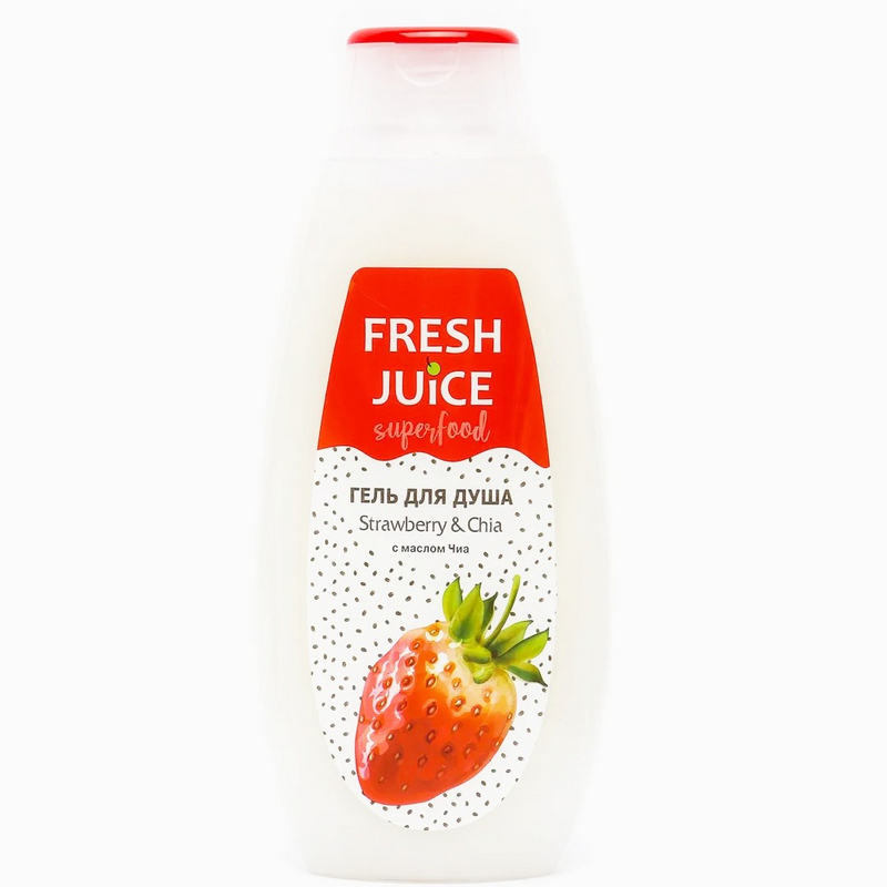 KEREGE Гель для душa Fresh Juice с маслом Чиа 400 мл