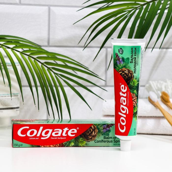 KEREGE Зубная паста Colgate 154 г. Бальзам молодой хвои