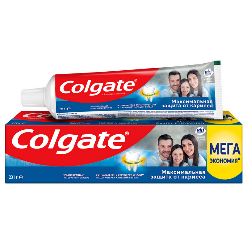 KEREGE Зубная паста Colgate Максимальная защита от кариеса 150 мл