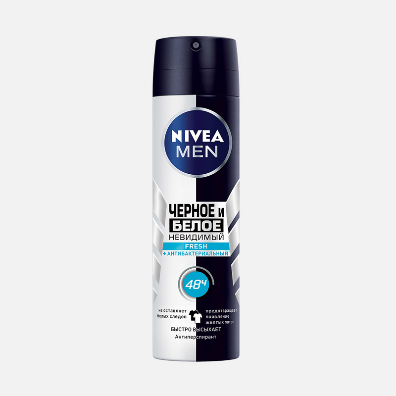 KEREGE Антиперсперант Nivea men150 мл. черное и белое Original