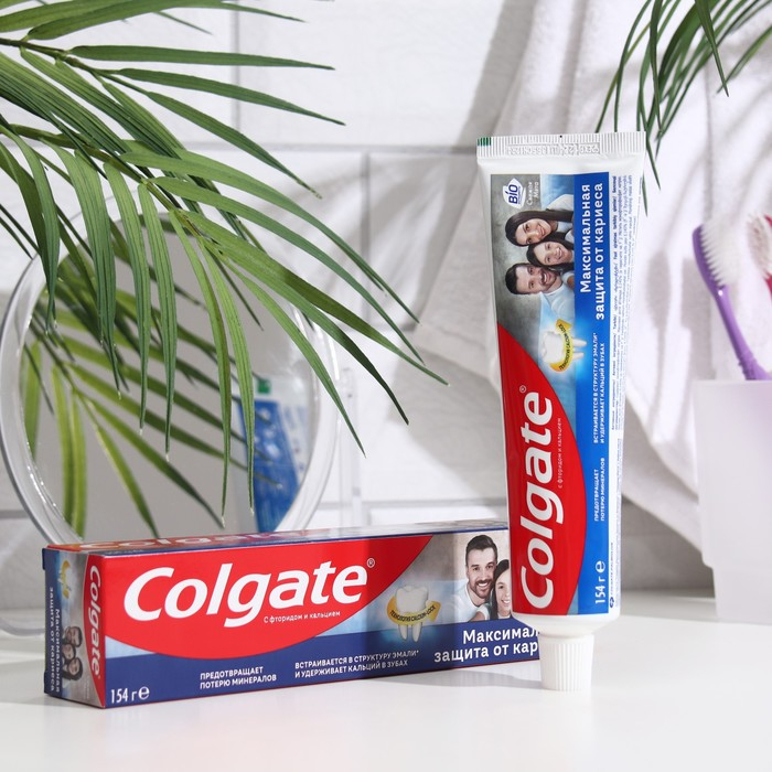 KEREGE Зубная паста Colgate 154 мл.Максимальная защита от кариеса