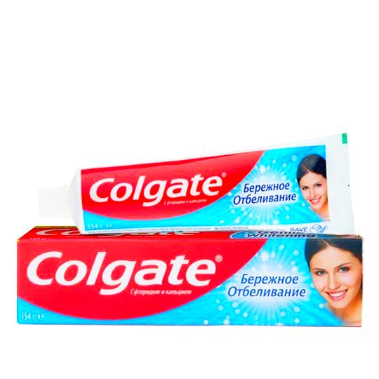 KEREGE Зубная паста Colgate 154 мл. Бережное отбеливание