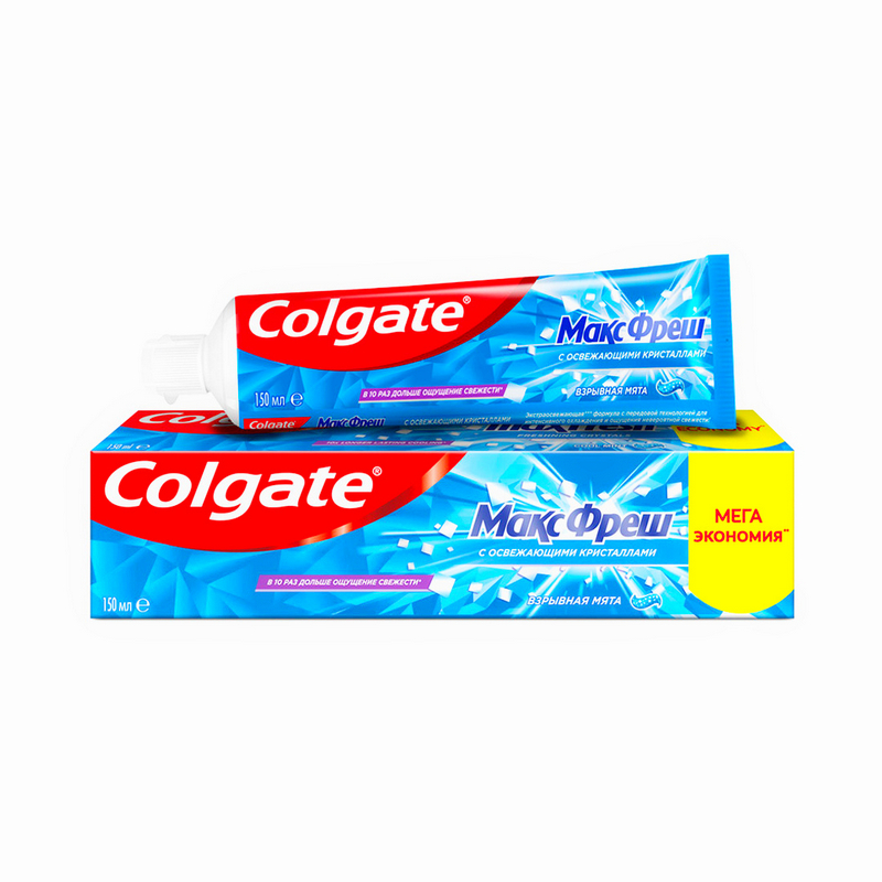 KEREGE Зубная паста Colgate 50 мл. МаксФреш Взрывная мята