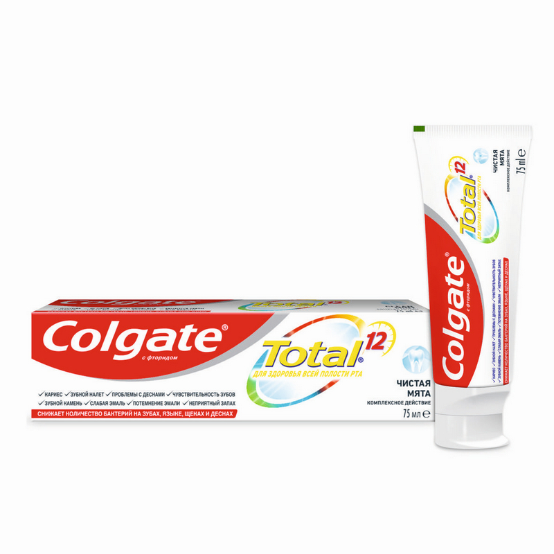 KEREGE Зубная паста Colgate 75 мл. Total Чистая мята