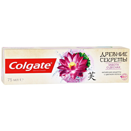 KEREGE Зубная паста Colgate 75 мл. Древние секреты с цветком лотоса