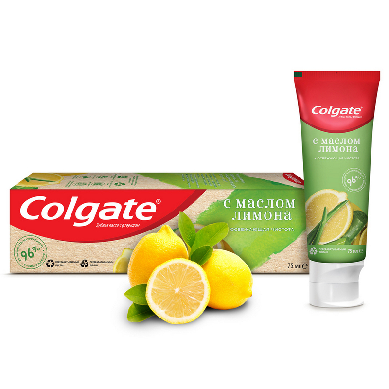 KEREGE Зубная паста COLGATE с маслом лимона 75мл